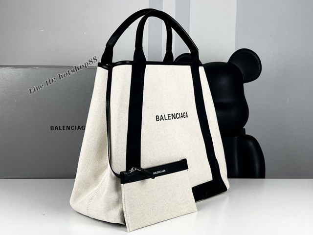 Balenciaga專櫃爆款大號手提購物袋 巴黎世家經典款棉質帆布包 fyj1540